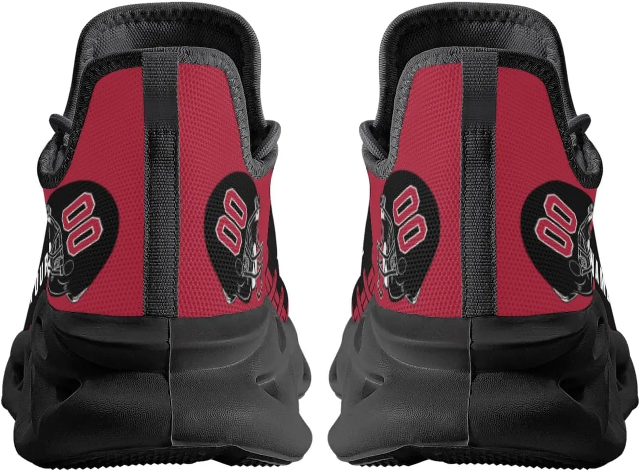 Custom Football Flex Control Sneakers Personalized Fans Men's Breathable Name Number Gifts Workout Athletic Gym Slip-on Shoes