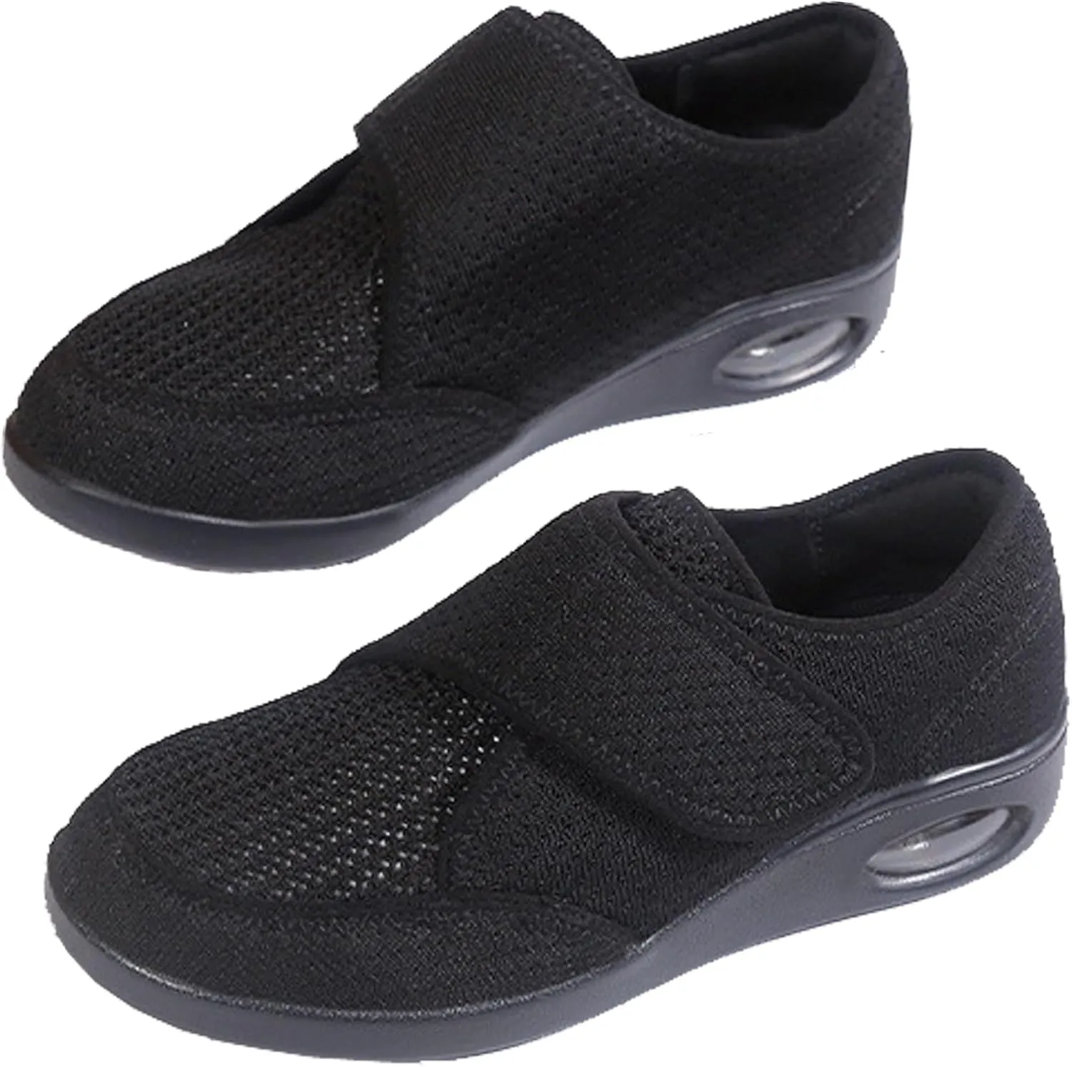Diabetic Shoes for Women Men Wide Width Comfort Walking Loafers Slip On Shoes Flat Feet Adjustable Lightweight Breathable Shoes