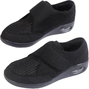 Diabetic Shoes for Women Men Wide Width Comfort Walking Loafers Slip On Shoes Flat Feet Adjustable Lightweight Breathable Shoes
