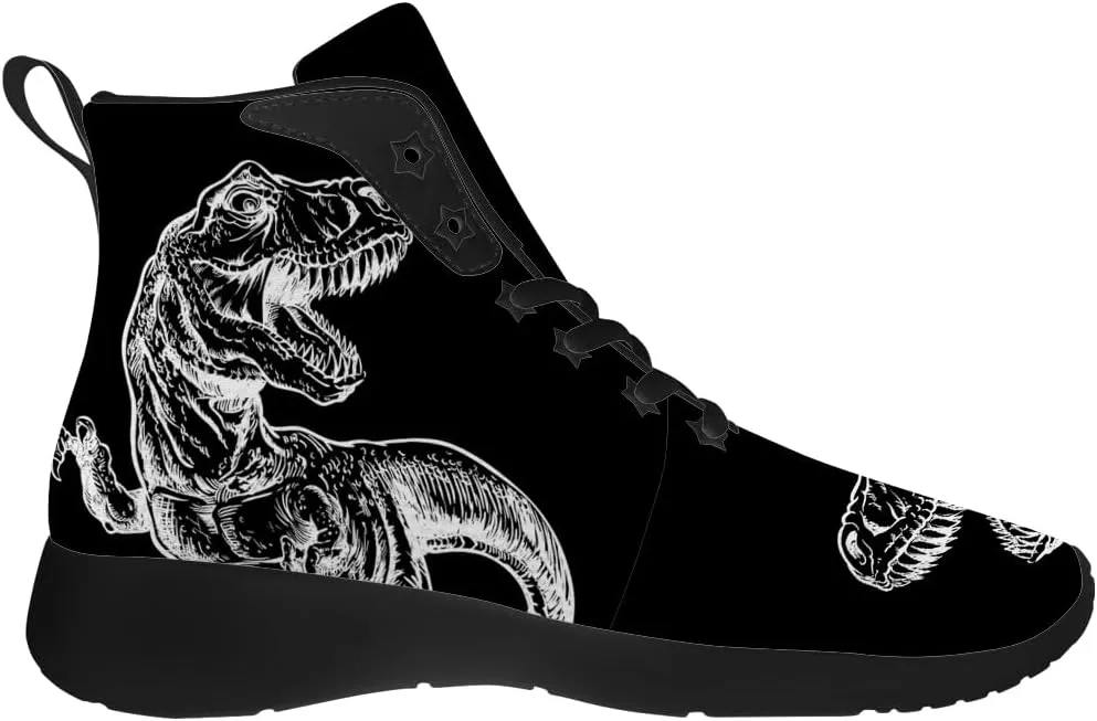 Dinosaur Shoes for Men Women High Top Sneakers Casual Shoes Gifts for Boys Girls