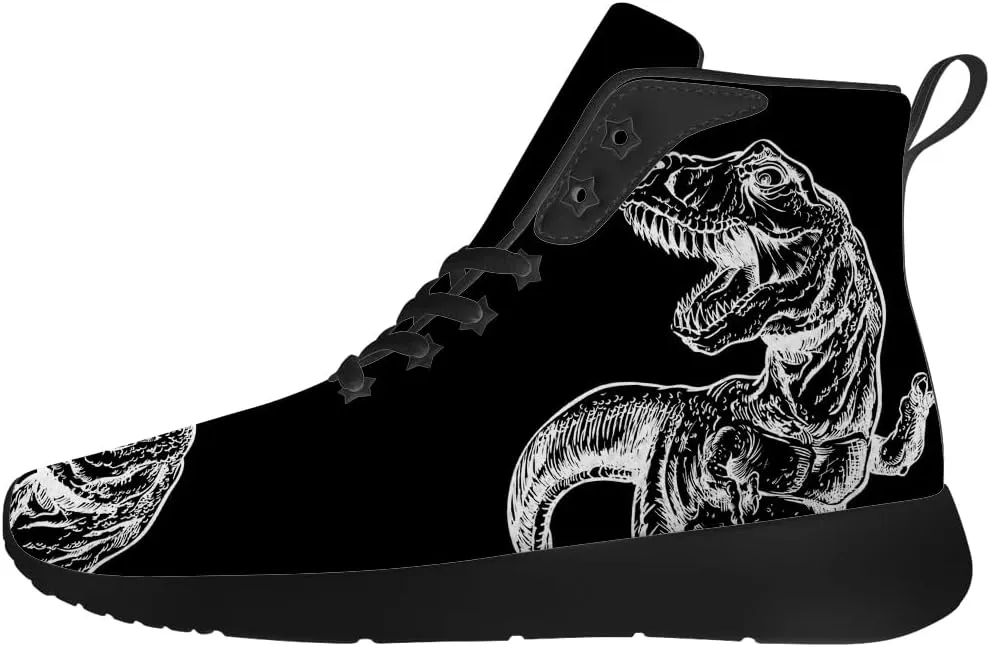 Dinosaur Shoes for Men Women High Top Sneakers Casual Shoes Gifts for Boys Girls