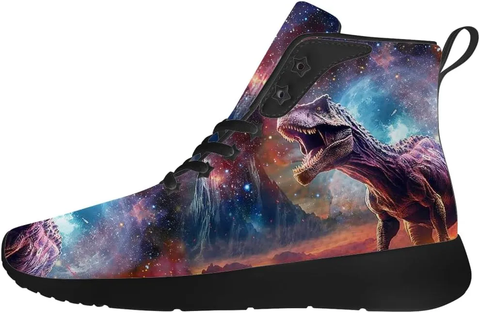 Dinosaur Shoes for Men Women High Top Sneakers Casual Shoes Gifts for Boys Girls
