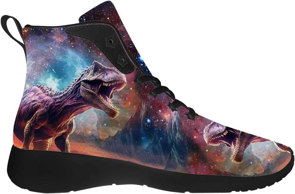 Dinosaur Shoes for Men Women High Top Sneakers Casual Shoes Gifts for Boys Girls