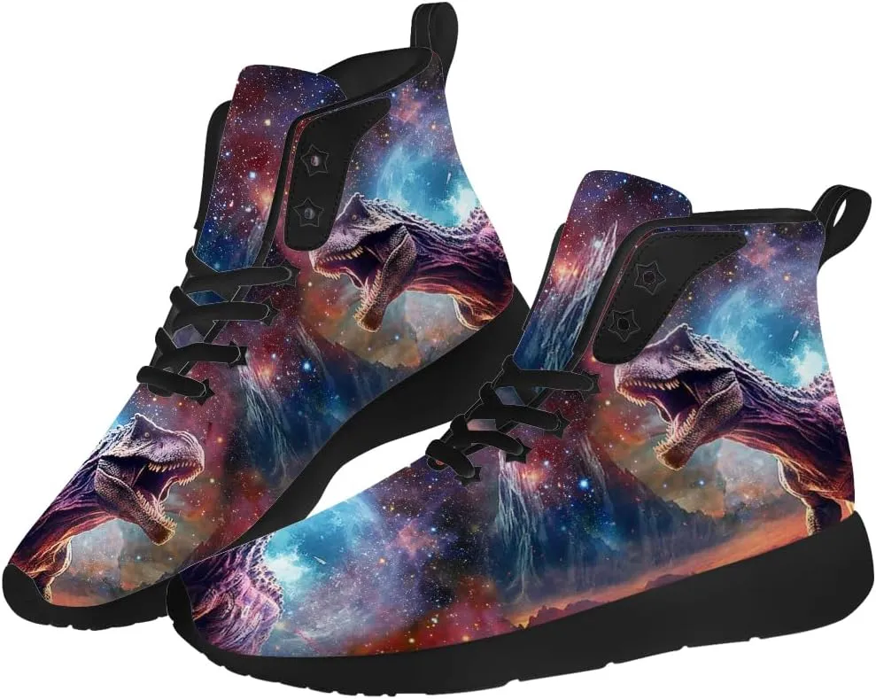 Dinosaur Shoes for Men Women High Top Sneakers Casual Shoes Gifts for Boys Girls