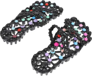 DOITOOL Womens Sandals 1Pair Plantar Foot Massage Slippers Shoes Reflexology Sandals Relaxation Summer Slippers for Men Size 39 Womens Slippers
