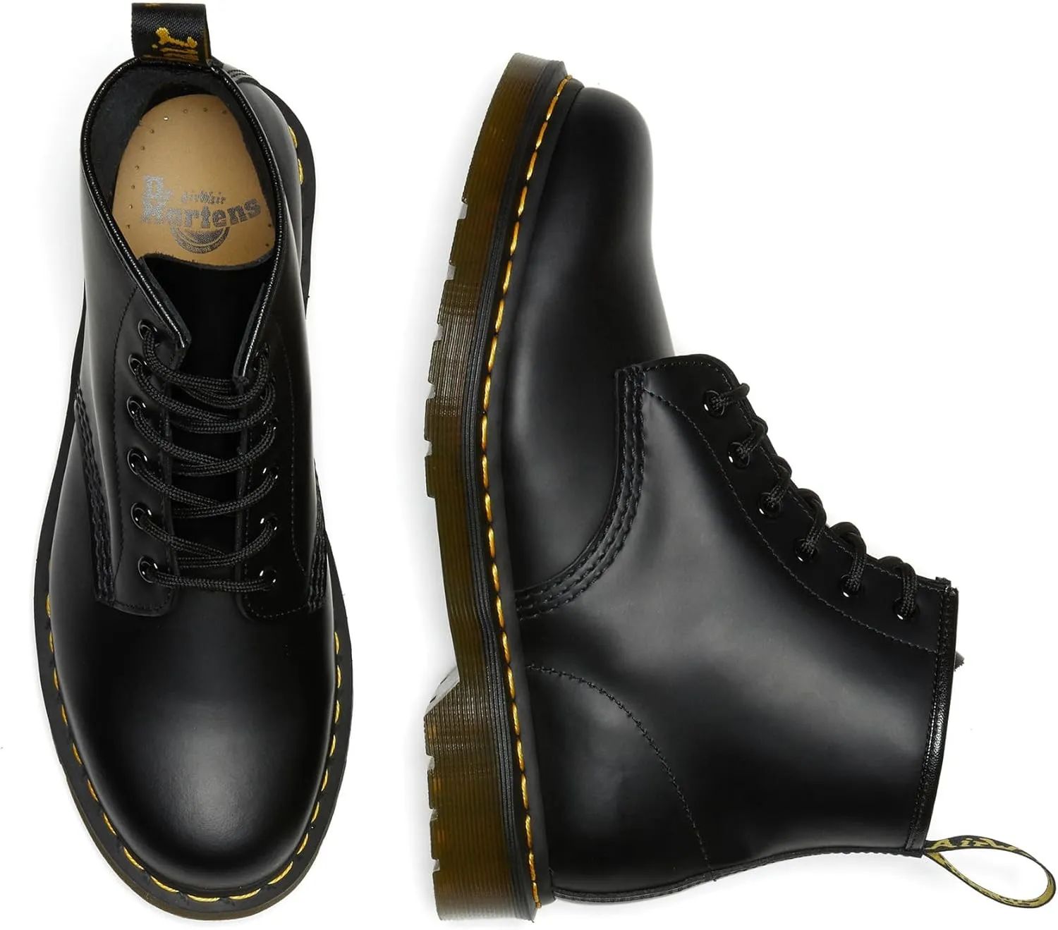 Dr. Martens Unisex 101 Yellow Stitch Boots