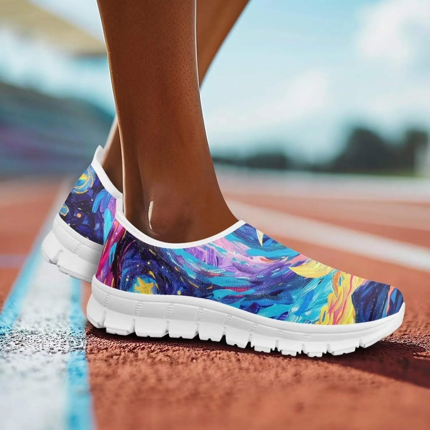 Easter Day Women's Casual Sneakers Slip on Shoes Women Low Top Canvas Loafers for Walking Outdoor