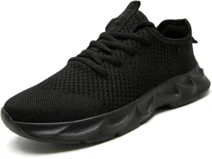 EGMPDA Men's Tennis Shoes Walking Lightweight Breathable Fashion Sneakers Non Slip Workout Gym Shoes for Running