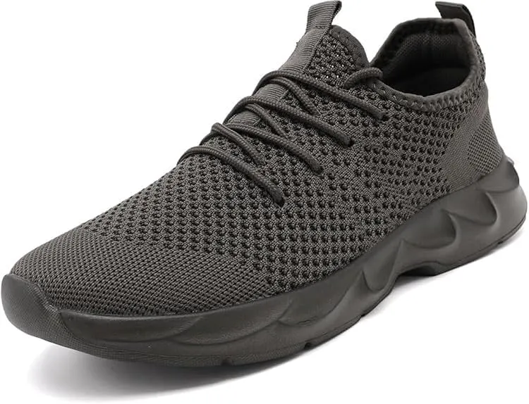 EGMPDA Men's Tennis Shoes Walking Lightweight Breathable Fashion Sneakers Non Slip Workout Gym Shoes for Running