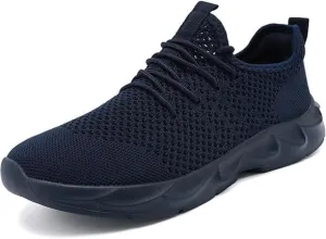 EGMPDA Men's Tennis Shoes Walking Lightweight Breathable Fashion Sneakers Non Slip Workout Gym Shoes for Running