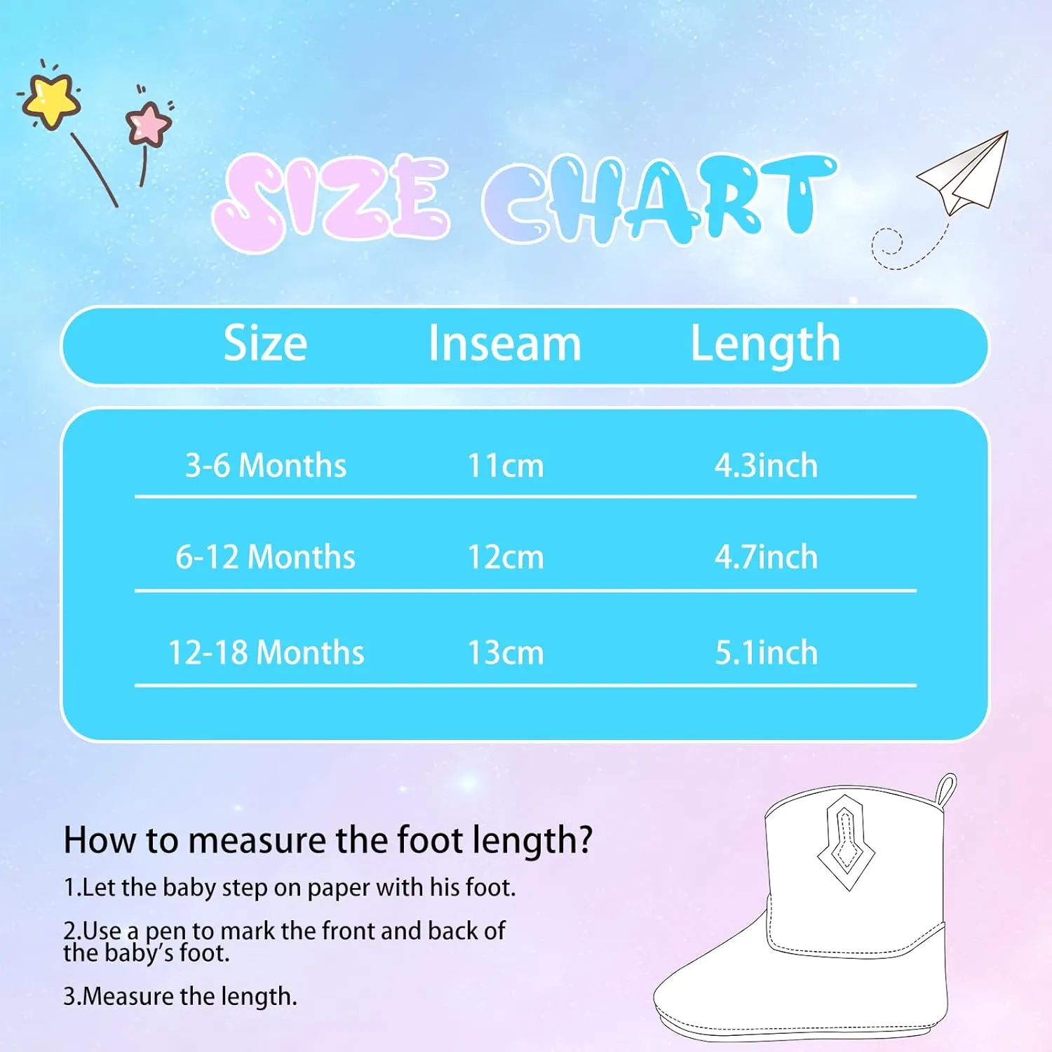ESTAMICO Baby Girls Embroidery Western Cowgirl Boots Infant Sequin Leather Cowboy Booties Round Toe Ankle High Hook and Loop Shoes
