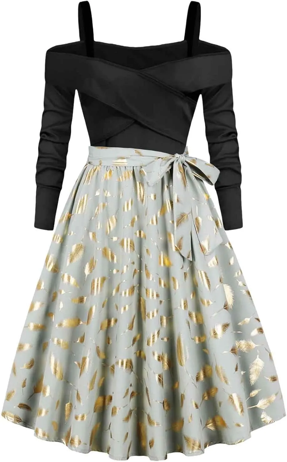 Fall Dresses for Women 2024 Casual Long Sleeve Off Shoulder Ruffle Dress Elegant Sexy Tie Waist Pleated Mini Dresses