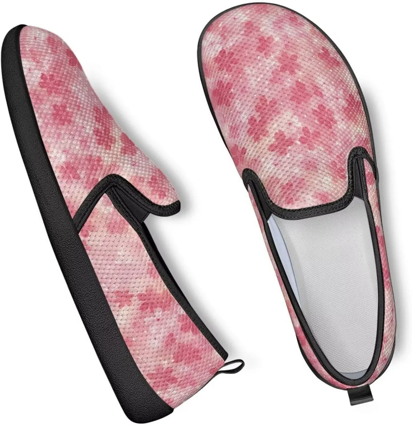 Fashion Sneakers for Women Shoes Lightweight Walking Casual Slip Ons Comfortable Art Painted Soft Athletic Travel Shoes for Ladies Sea Serise US Size 6-11
