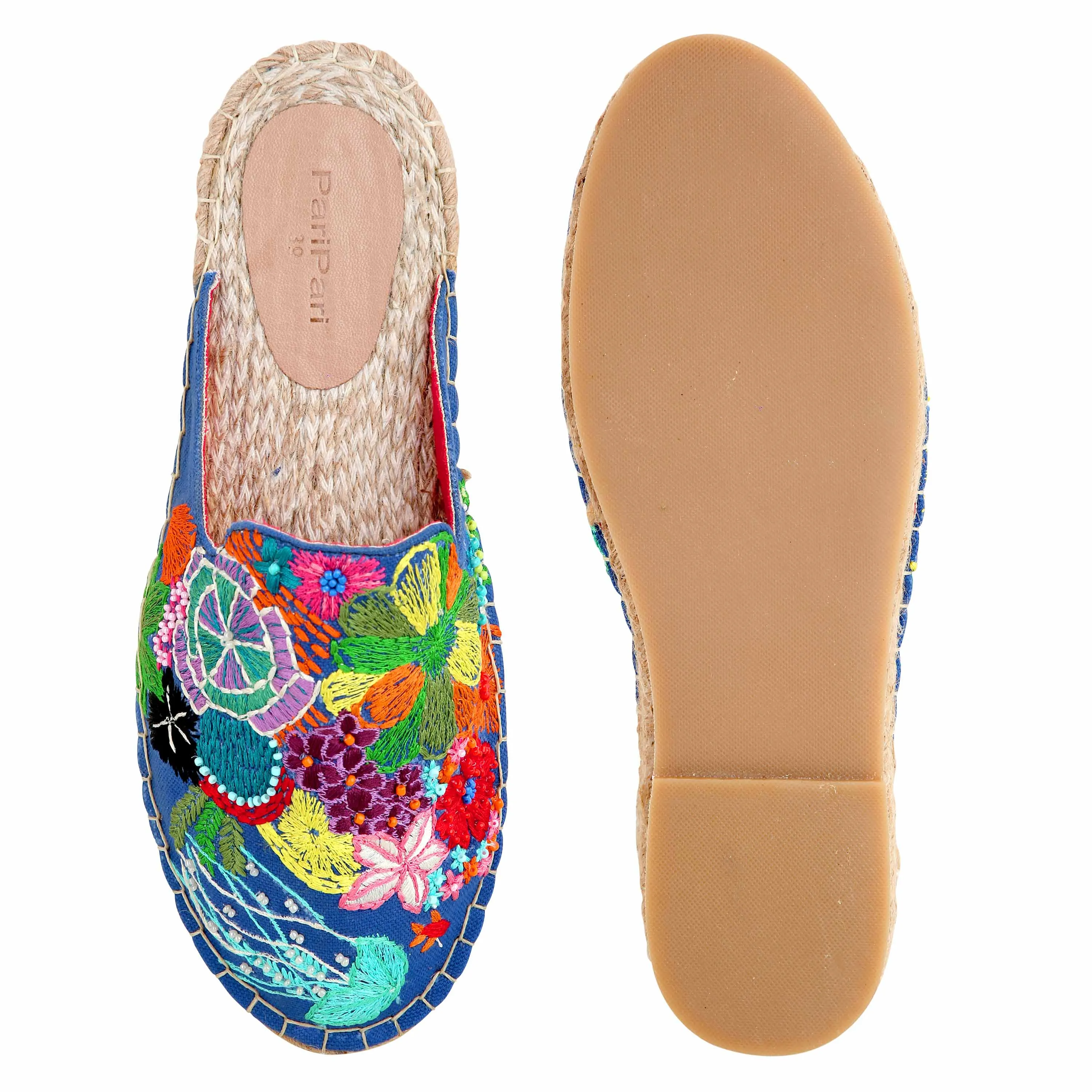 Fiji Espadrilles Haut Fabric Lined Platform