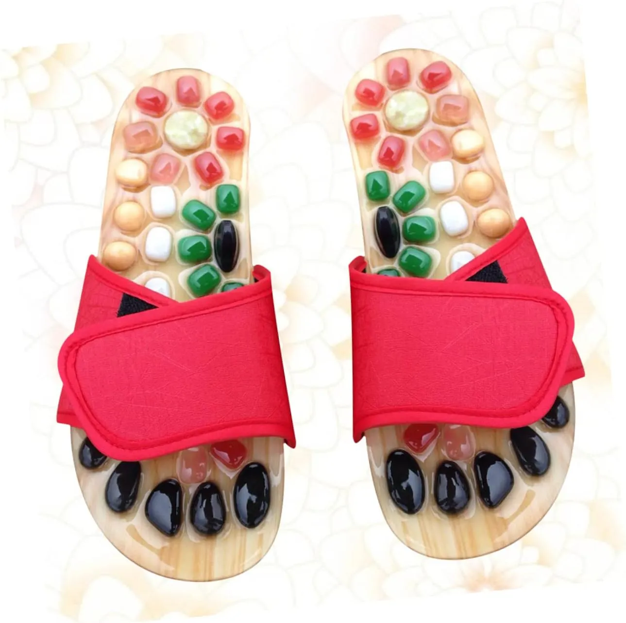 Foot Health Massage Shoes Acupressure Massage Slippers Cobblestone Design Size 41-42