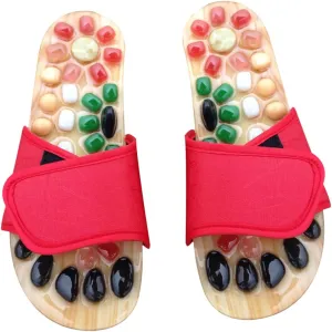 Foot Health Massage Shoes Acupressure Massage Slippers Cobblestone Design Size 41-42