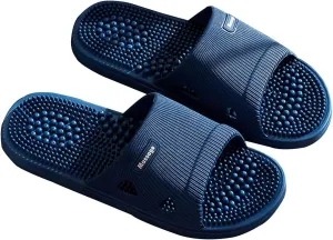 Foot Massage Slippers Acupressure Sandals for Men & Women Quick Dry Bathroom Shower Slippers with Shock-Absorbing, House Slippers Spa Shoes Health Slippers Increase Circulation & Energy
