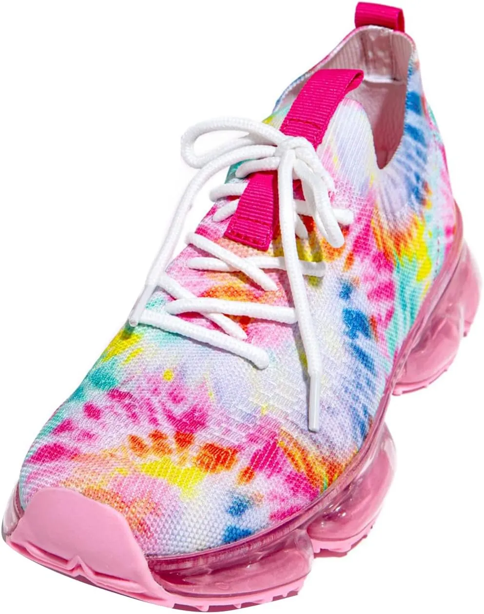 Forever Link Womens Air Cushion Fashion Sneakers Breathable Lightweight Walking Shoes