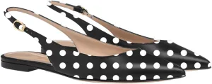 FOWT Simple Closed Pointed Toe Slingback Buckle Strap Womens Flats Comfort Casual Daily Mules Shoes Ladies Slip on Sandals for Dressy Driving Commuting Travel, US Size 4-16 M