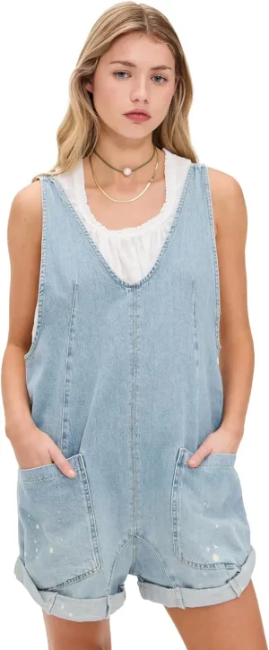 Free People Women's High Roller Shortall