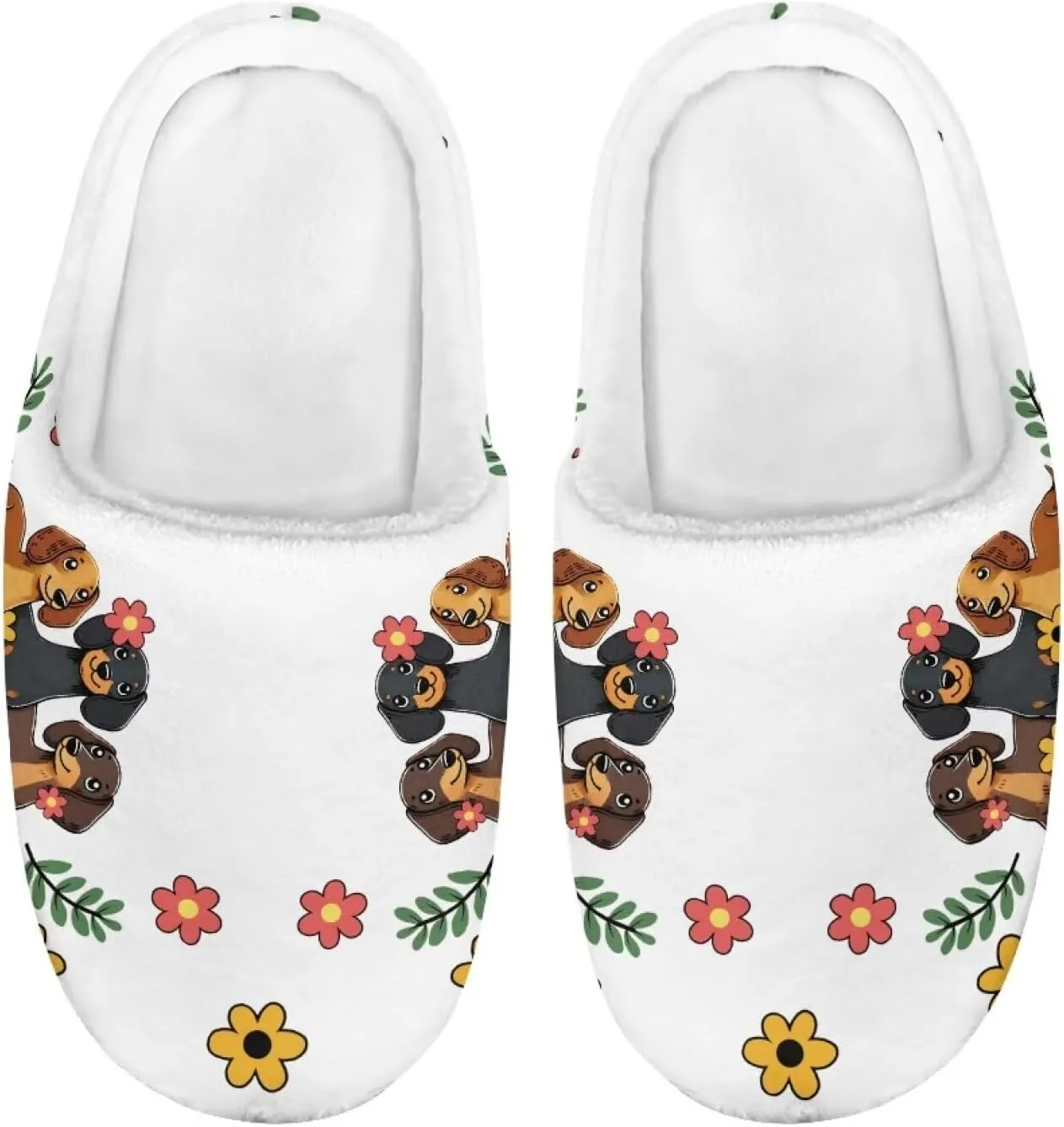Fuzzy House Slippers for Kids Warm Comfort Outdoor Indoor Slipper Winter Cozy Cotton Non-Slip Slippers for Toddler Boys Girls US 9-15