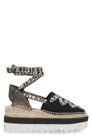 Gaia canvas platform espadrilles