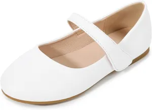 Girls Dress Shoes Patent Leather Wedding Party School Uniform Shoes Ballet Flats Little Girls Flower Kid Shoes