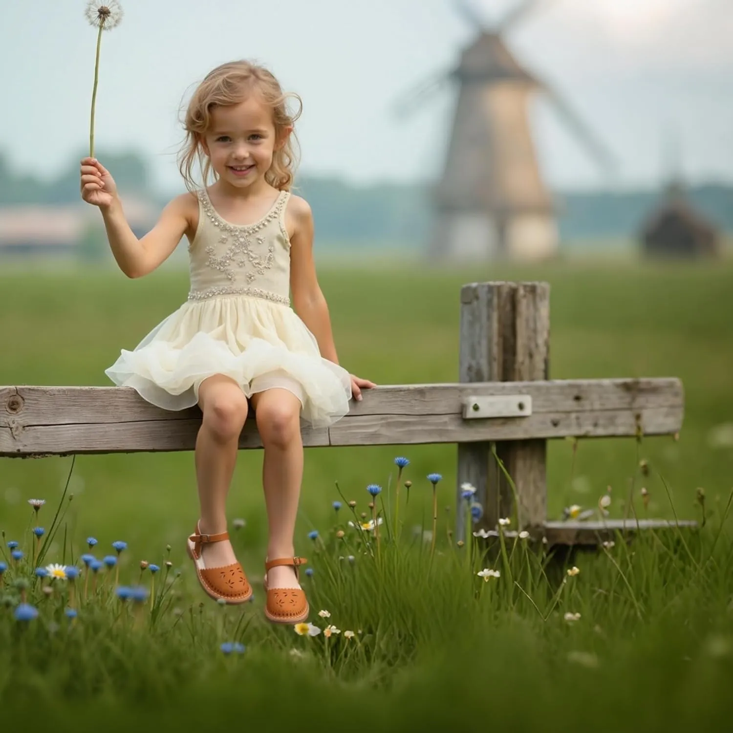 Girls Sandals 3-12 Years | Dressy & Play Shoes | Leather-Like for Outdoor School