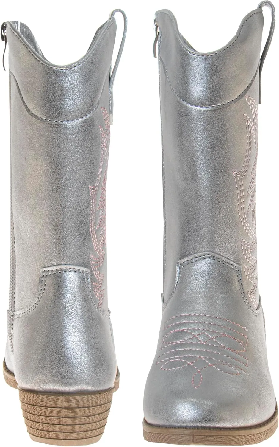 Glitter Cowboy Boots - Mid Calf Western Shoes (Little Kid - Big Kid)