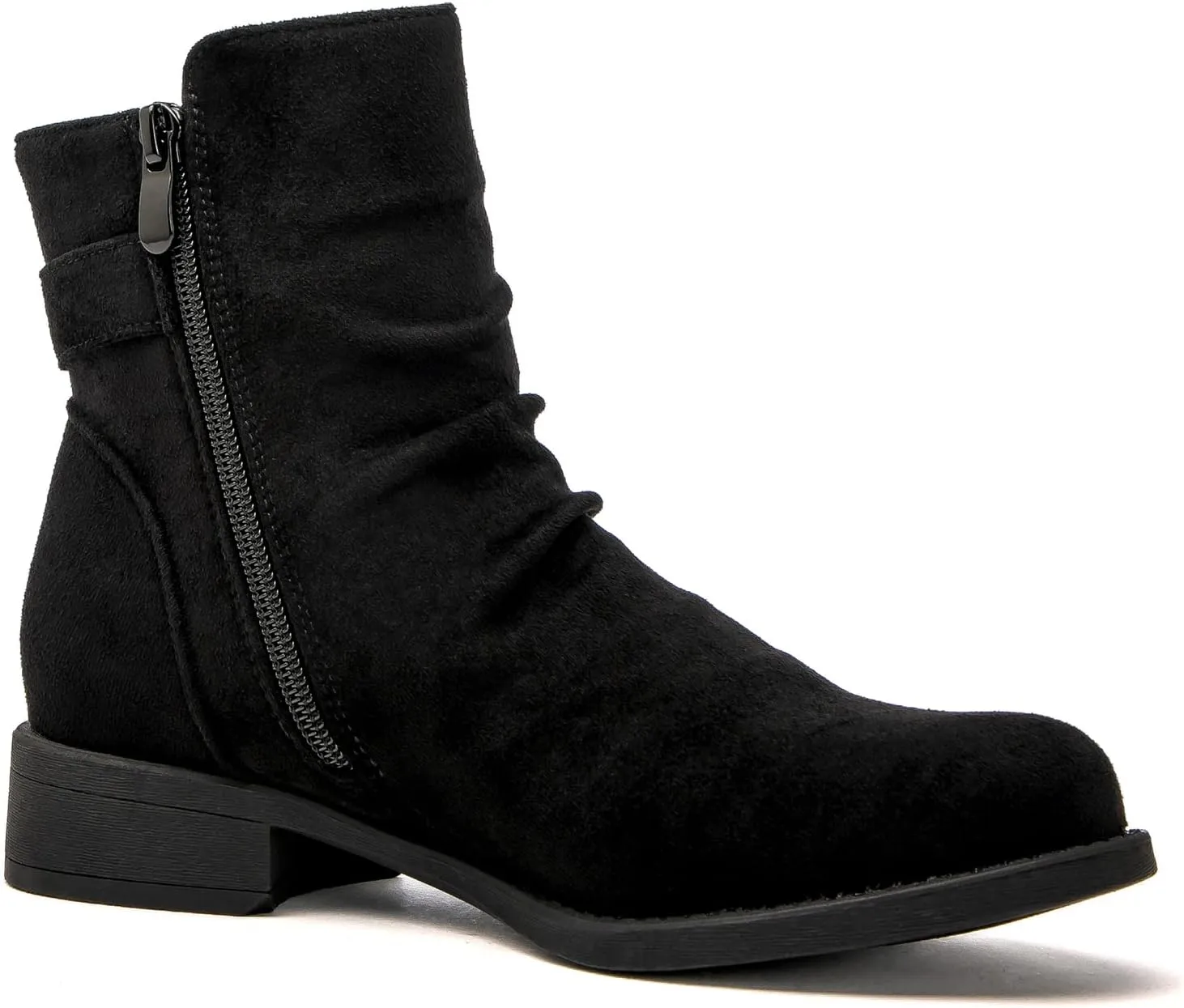 GLOBALWIN Women's Ankle Boots Fashion Booties For Women Low Heel