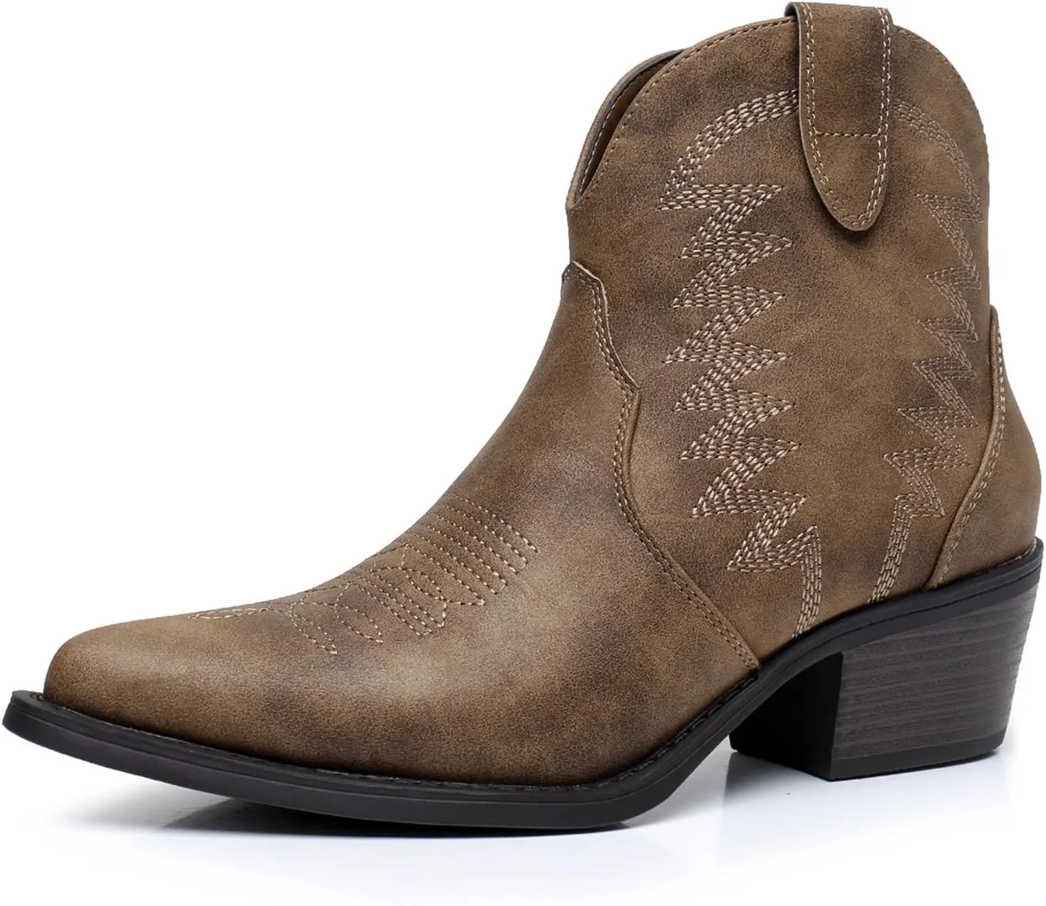 GLOBALWIN Women's Western Boots Ankle Cowboy Boots For Women