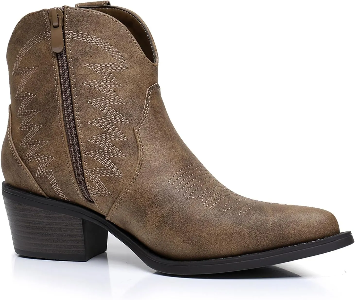 GLOBALWIN Women's Western Boots Ankle Cowboy Boots For Women