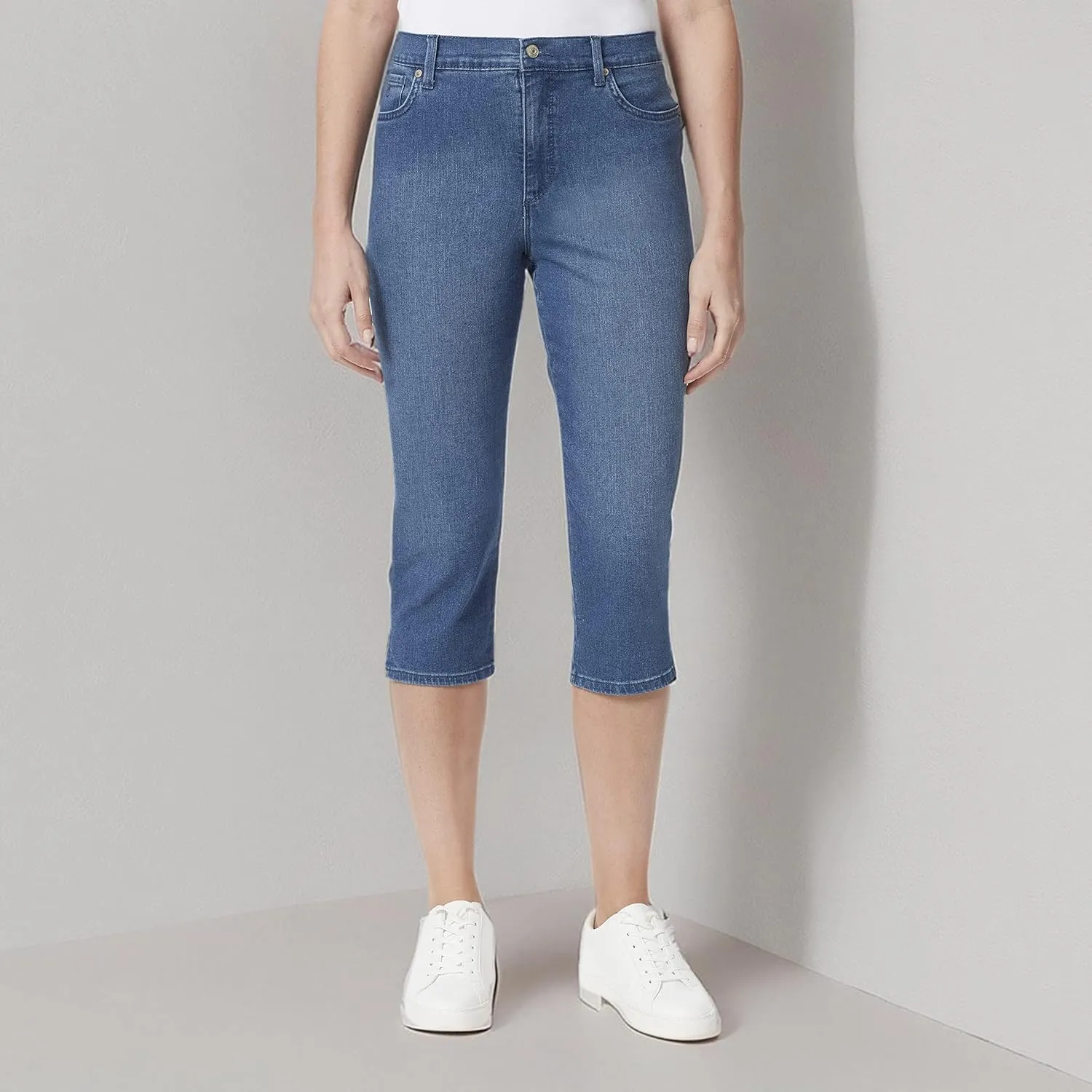 Gloria Vanderbilt Women's Amanda Capri Jean Petite