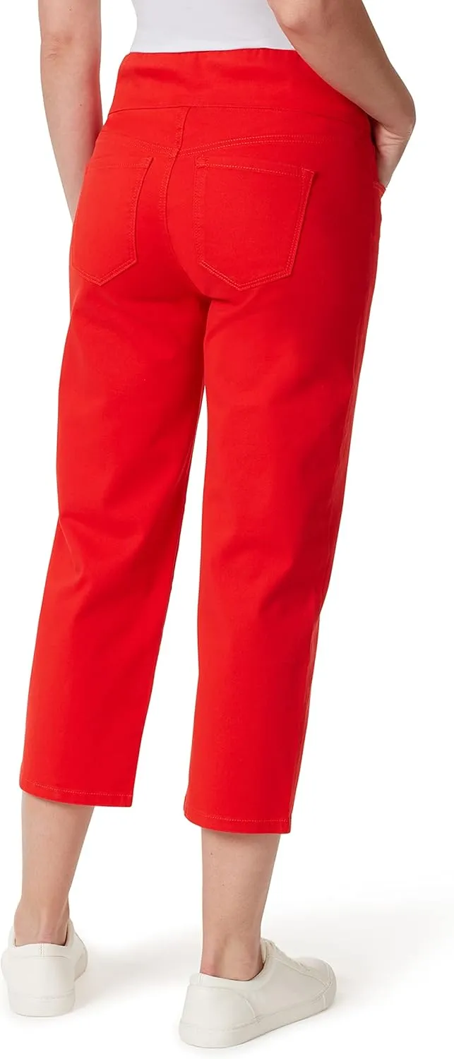 Gloria Vanderbilt Women's Amanda Pull on Capri - Petite