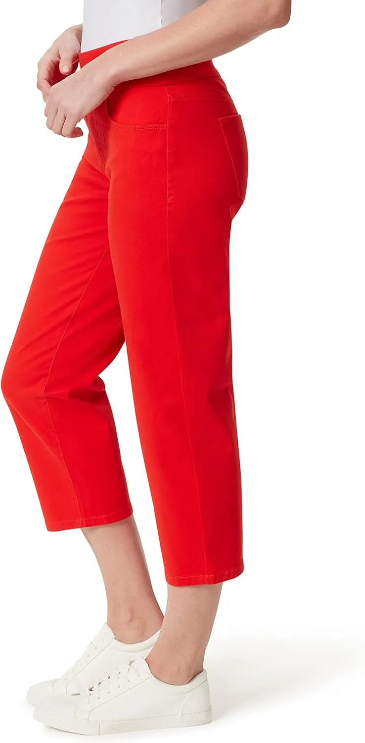 Gloria Vanderbilt Women's Amanda Pull on Capri - Petite