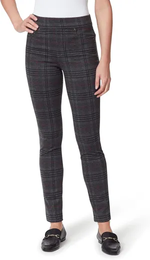 Gloria Vanderbilt Women's Petite Avery Ponte Slim Pull on Pant