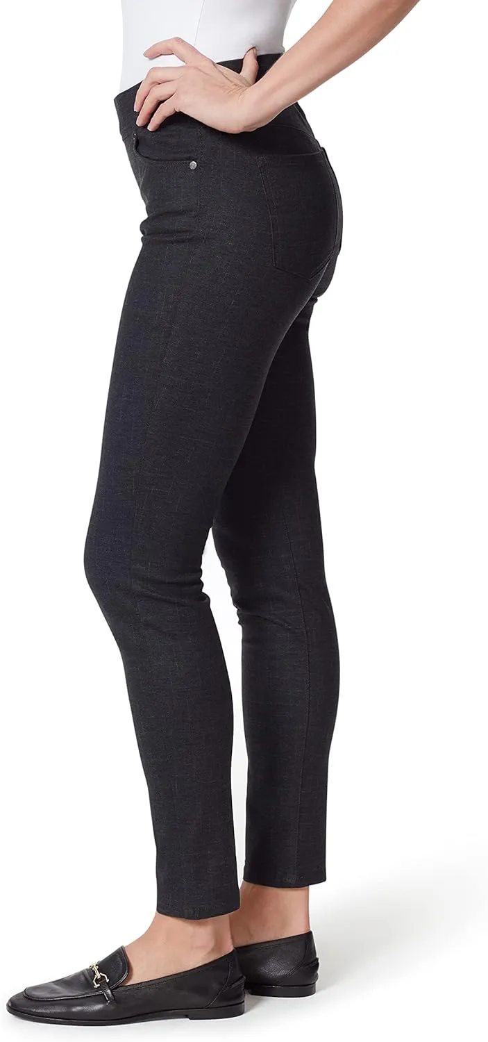 Gloria Vanderbilt Women's Petite Avery Ponte Slim Pull on Pant