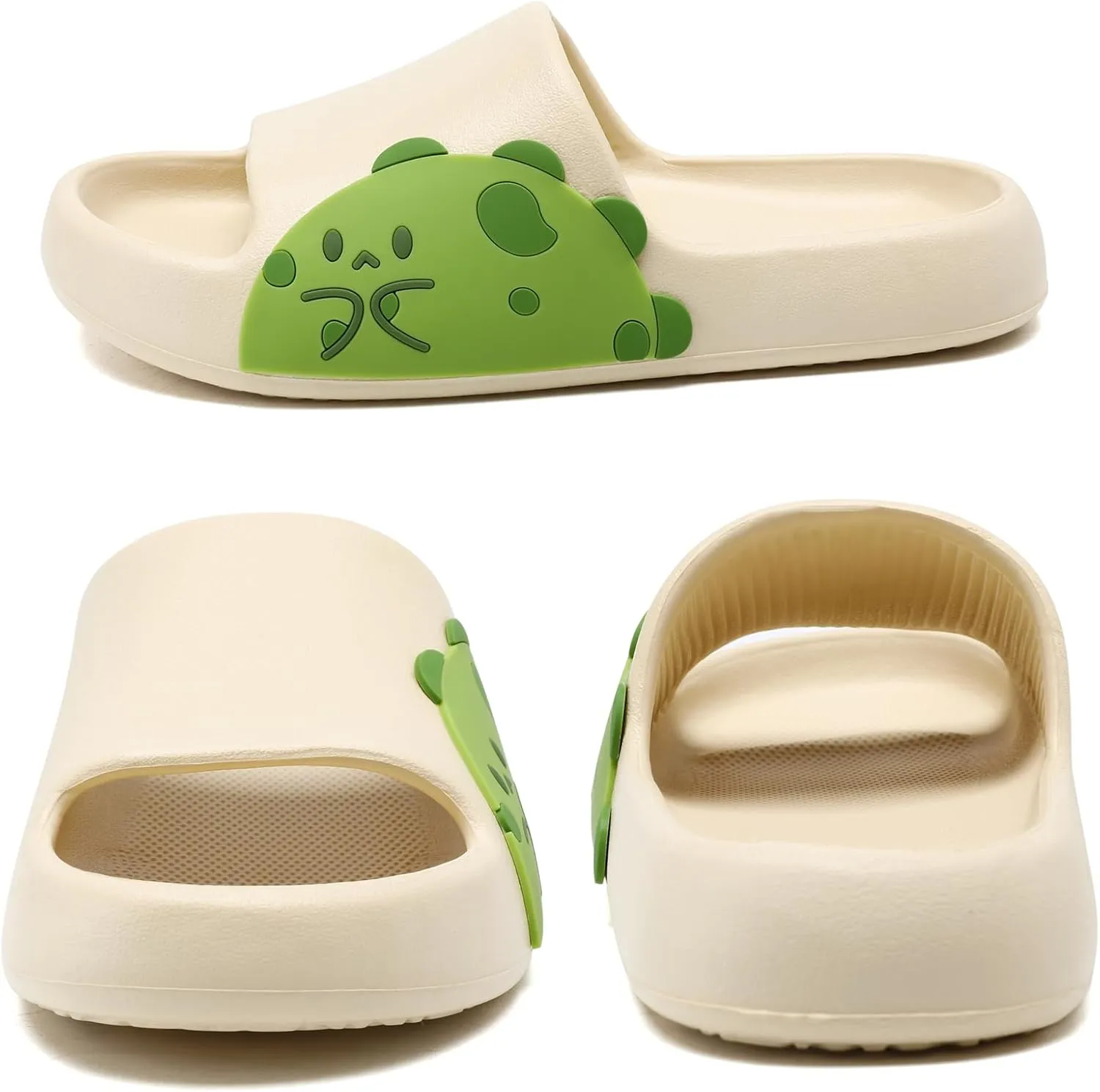 Guyarns Big Kids Cloud slides,Boys Girls Slides Non-slip Summer Beach Pool Shoes Toddler Cartoon Slides Sandals Indoor&Outdoor Garden Slippers Shower Shoes