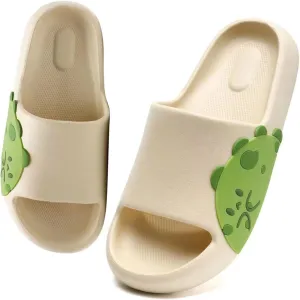 Guyarns Big Kids Cloud slides,Boys Girls Slides Non-slip Summer Beach Pool Shoes Toddler Cartoon Slides Sandals Indoor&Outdoor Garden Slippers Shower Shoes