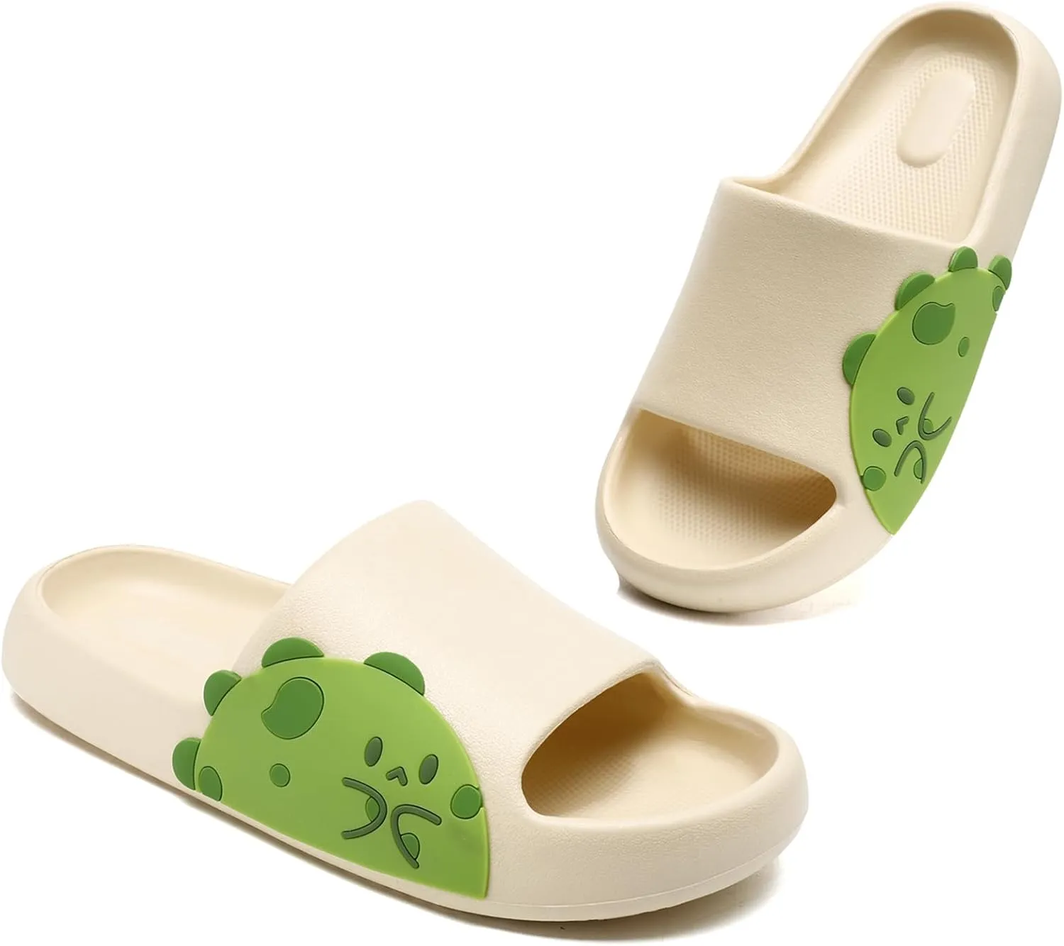 Guyarns Big Kids Cloud slides,Boys Girls Slides Non-slip Summer Beach Pool Shoes Toddler Cartoon Slides Sandals Indoor&Outdoor Garden Slippers Shower Shoes