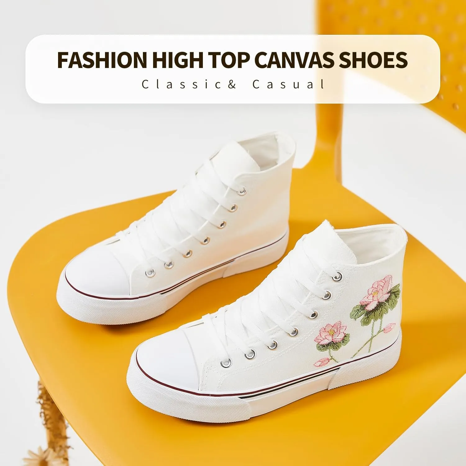 hash bubbie Unisex Fashion High top Sneakers Womens Classic High Tops Canvas Shoes Casual Tennis Shoes for Men