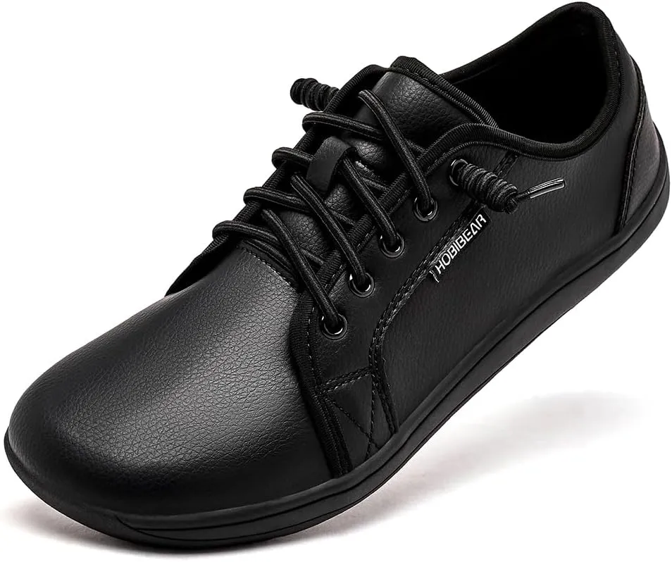 HOBIBEAR Womens Mens Wide Minimalist Barefoot Sneakers Zero Drop Slip on Shoes Lightweight Comfortable