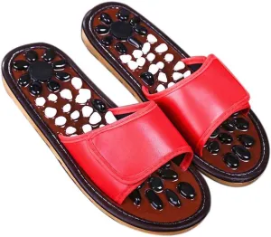 Home Massage Slippers, Foot Massage Slippers | Pebble Acupuncture Foot Massage Shoes | Home Men and Women Couple Summer Slippers