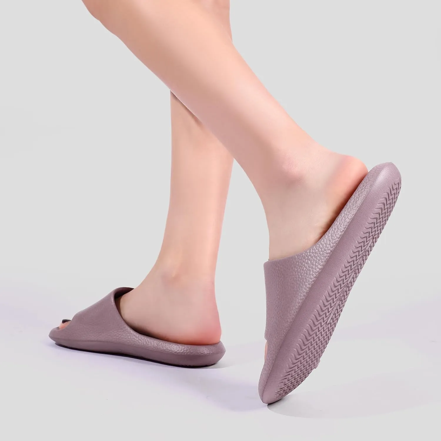 House Slides for Women Men, Quick Drying Shower Slippers, Waterproof Cloud Slides for Women Indoor, Soft Womens Slides Sandals Comfortable Arch Support