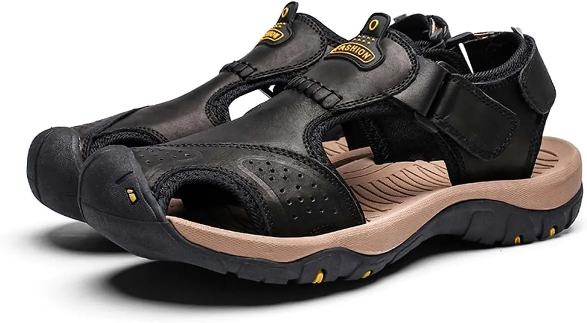 HYDLONGR Men's Women's Comfortable Outdoor Non-Slip Open-Toed Sports Sandals Wading Beach shoes Athletic Lightweight Hiking Sandals