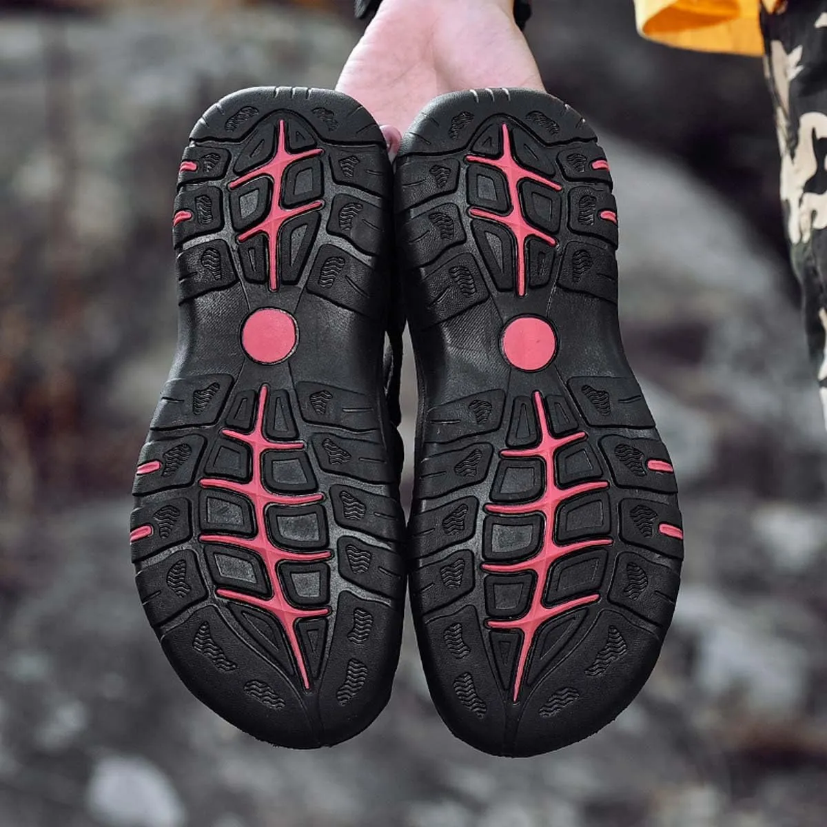 HYDLONGR Men's Women's Comfortable Outdoor Non-Slip Open-Toed Sports Sandals Wading Beach shoes Athletic Lightweight Hiking Sandals