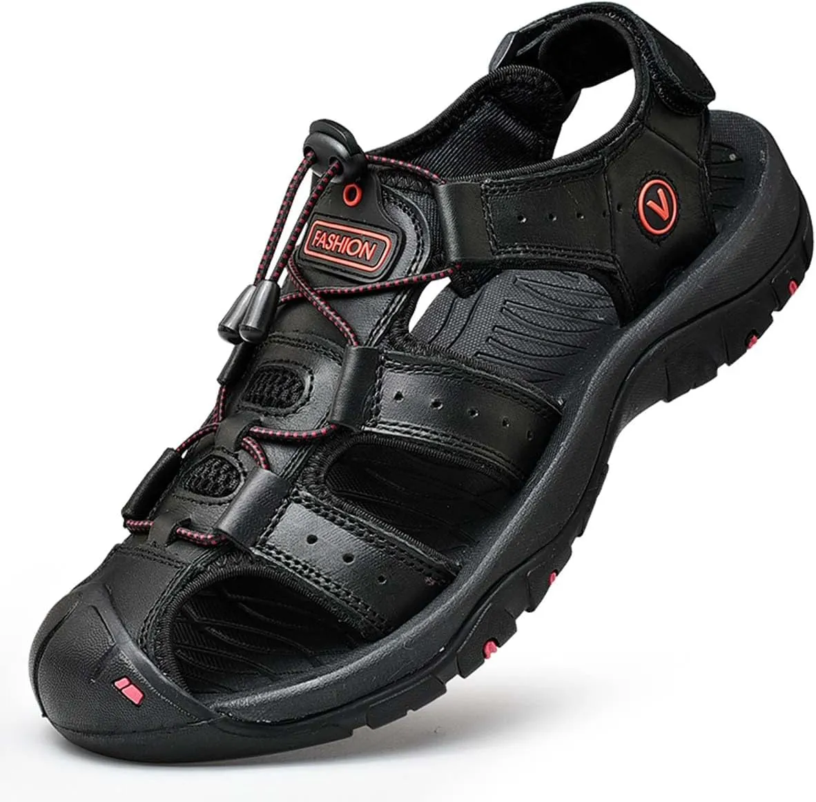 HYDLONGR Men's Women's Comfortable Outdoor Non-Slip Open-Toed Sports Sandals Wading Beach shoes Athletic Lightweight Hiking Sandals