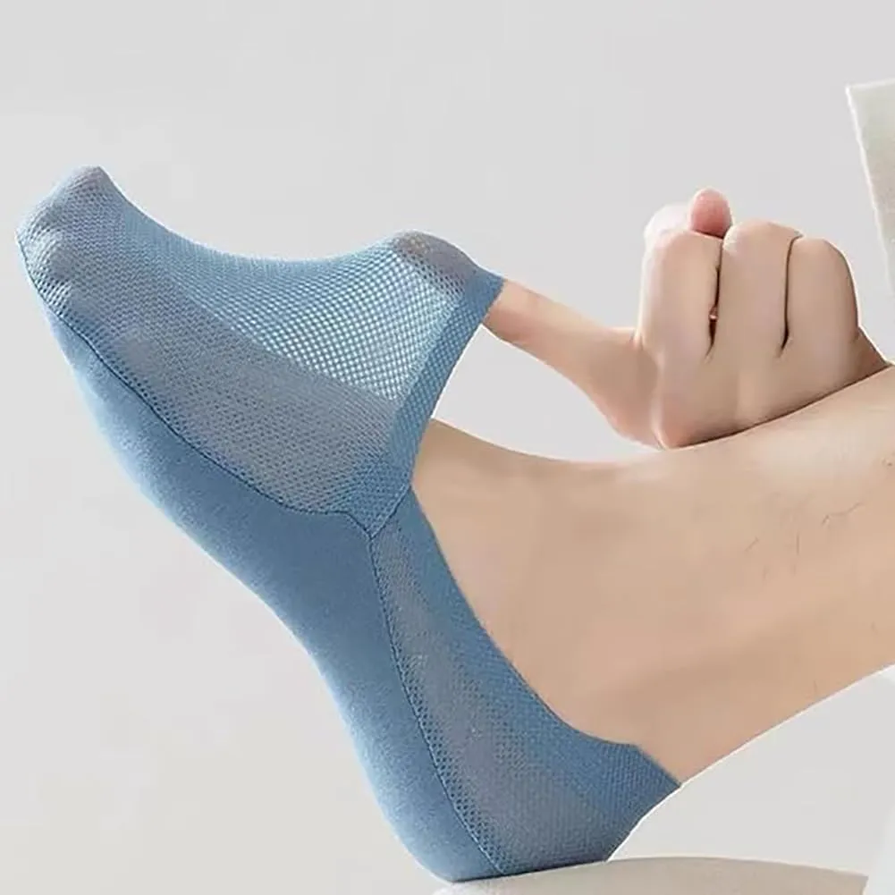 Invisible Breathable Anti-Slip Socks,Ultra Thin Breathable Anti Slip Liner Socks for Men & Women