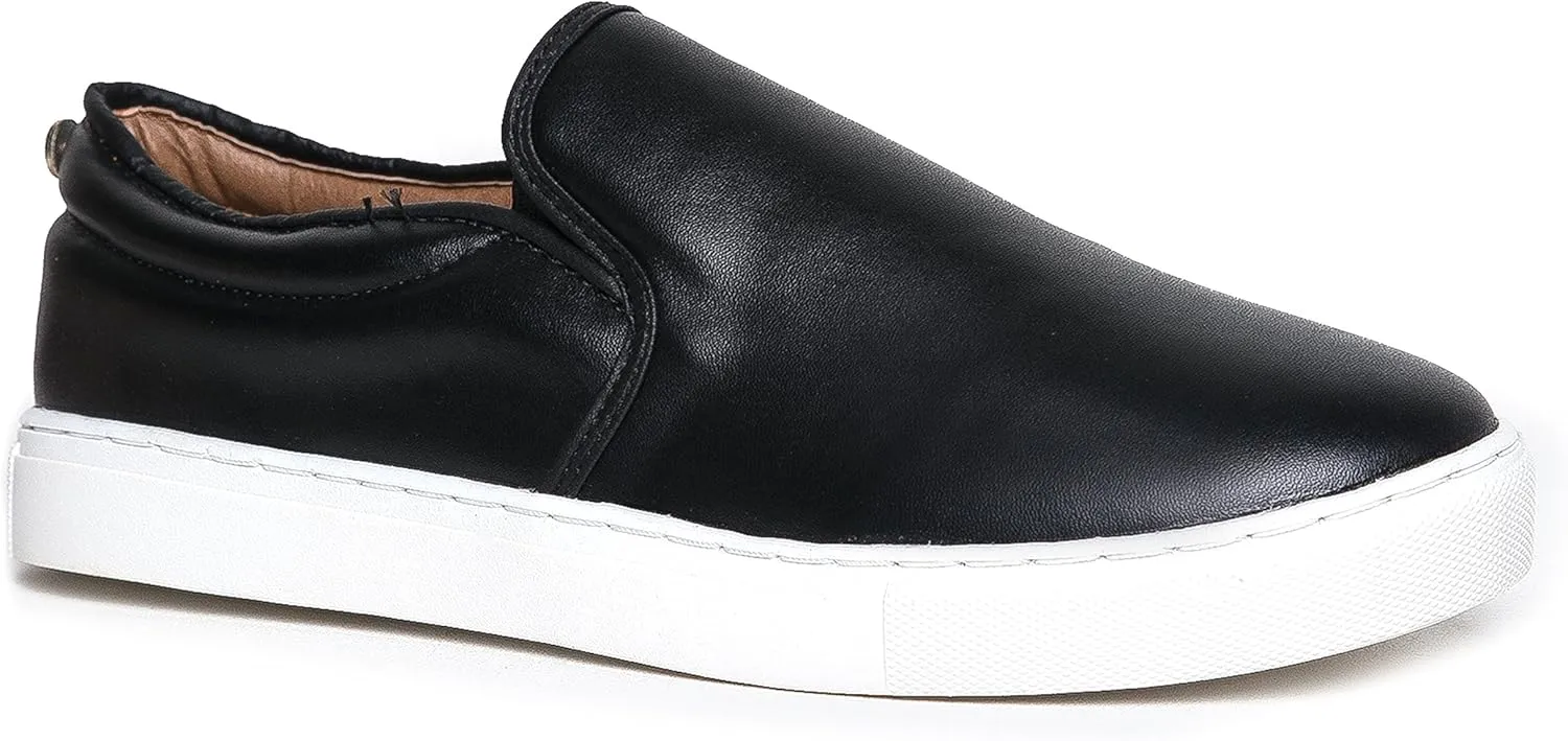 J. Adams Glimmer Sneakers for Women - Casual Glam Slip On Walking Shoes