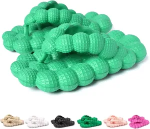 Jfxgjuv Bubble Flip Flops for Women Men Spa Massage Non-Slip Shower Super Soft EVA Indoor Outdoor Slippers Bubble Sandals